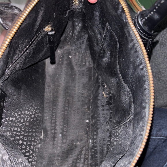 Kate Spade Black and White Striped Women's Bag - Picture 6 of 8